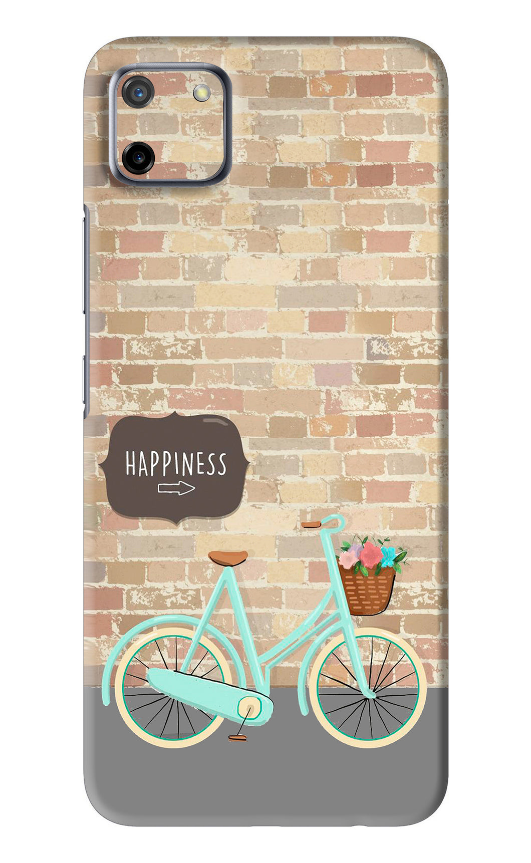 Happiness Artwork Realme C11 Back Skin Wrap