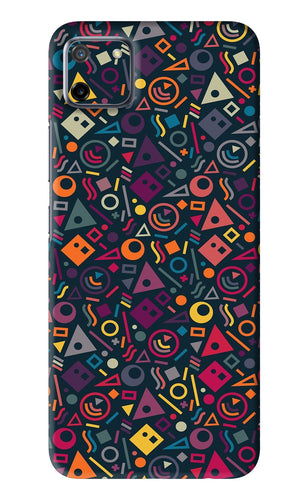 Geometric Abstract Realme C11 Back Skin Wrap