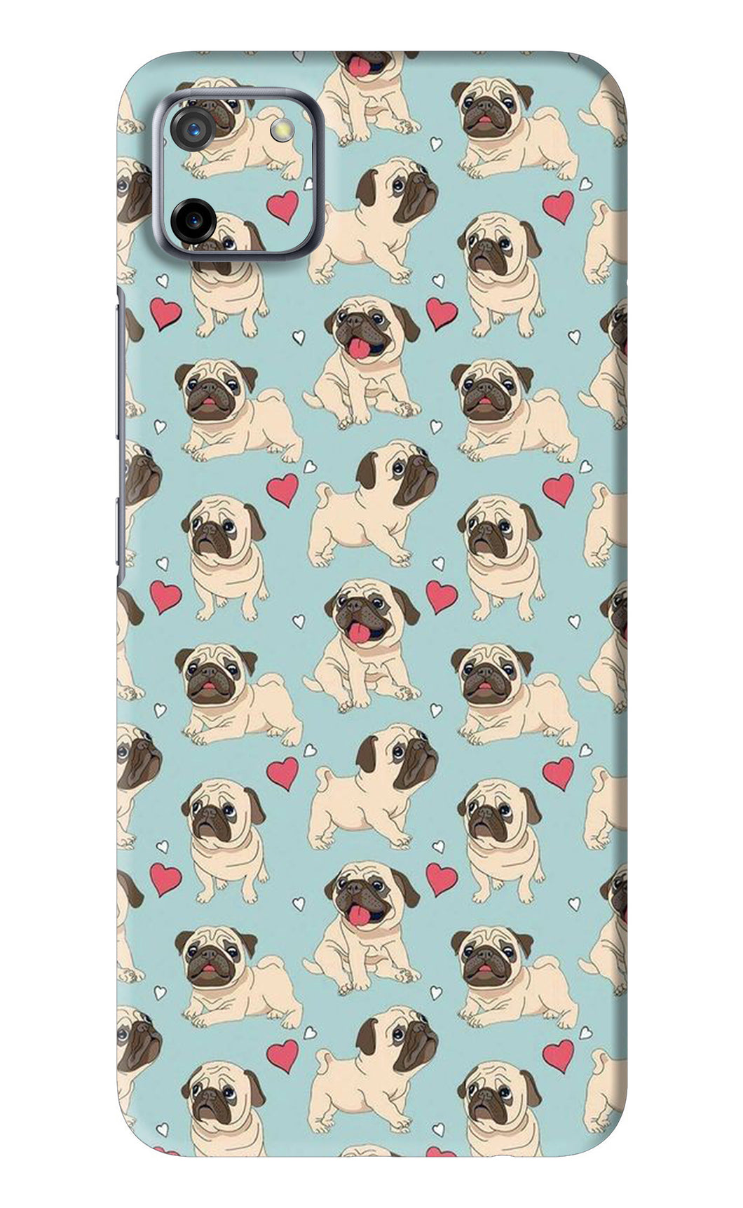 Pug Dog Realme C11 Back Skin Wrap