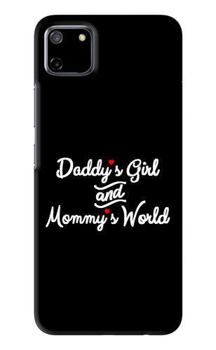 Daddy's Girl and Mommy's World Realme C11 Back Skin Wrap