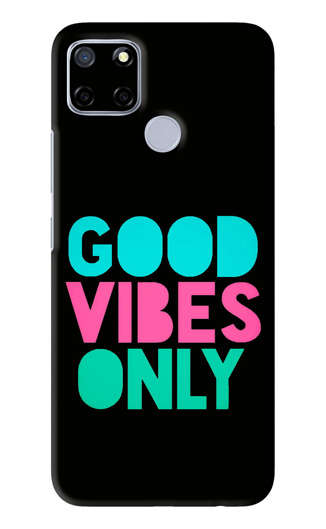Quote Good Vibes Only Realme C12 Back Skin Wrap