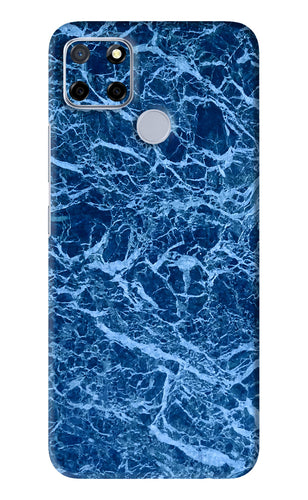 Blue Marble Realme C12 Back Skin Wrap