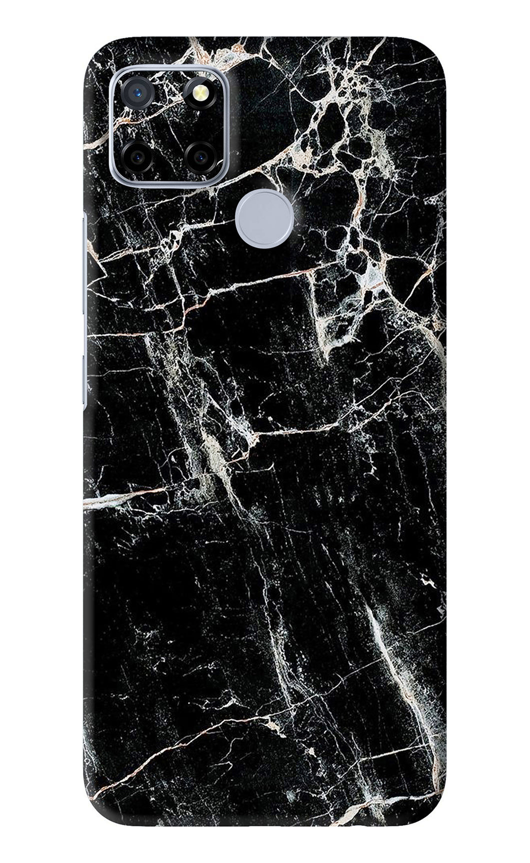 Black Marble Texture 1 Realme C12 Back Skin Wrap