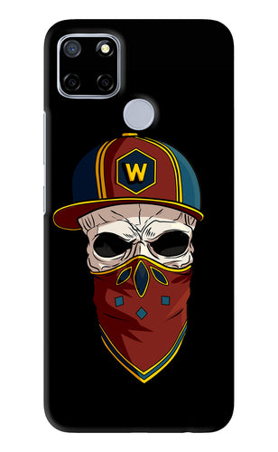 Skull Realme C12 Back Skin Wrap