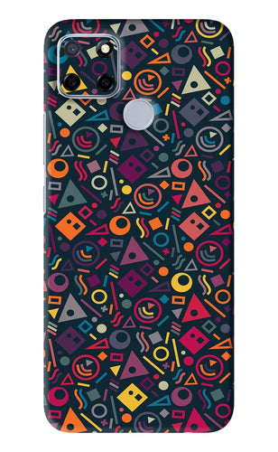 Geometric Abstract Realme C12 Back Skin Wrap