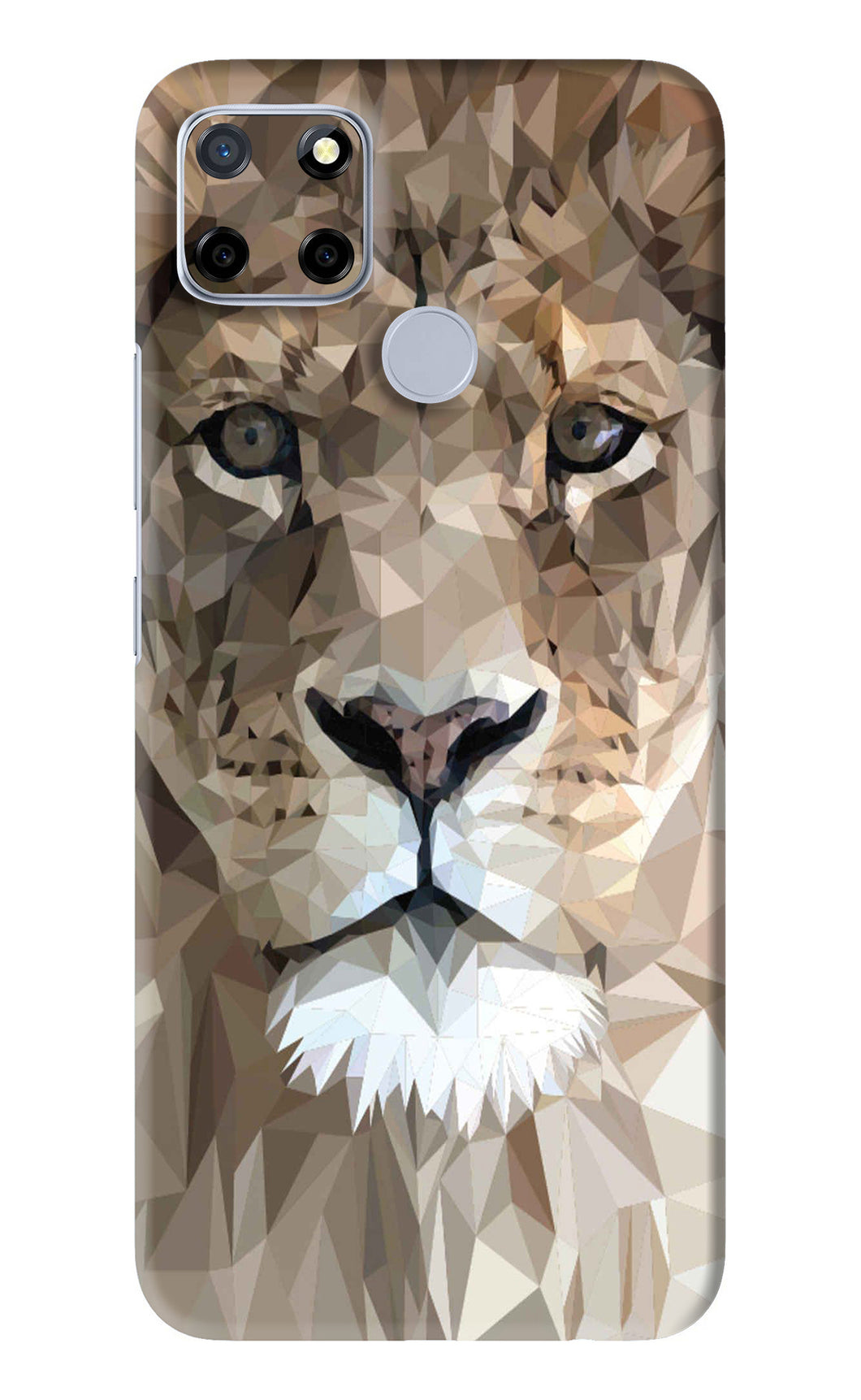 Lion Art Realme C12 Back Skin Wrap