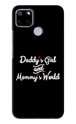 Daddy's Girl and Mommy's World Realme C12 Back Skin Wrap