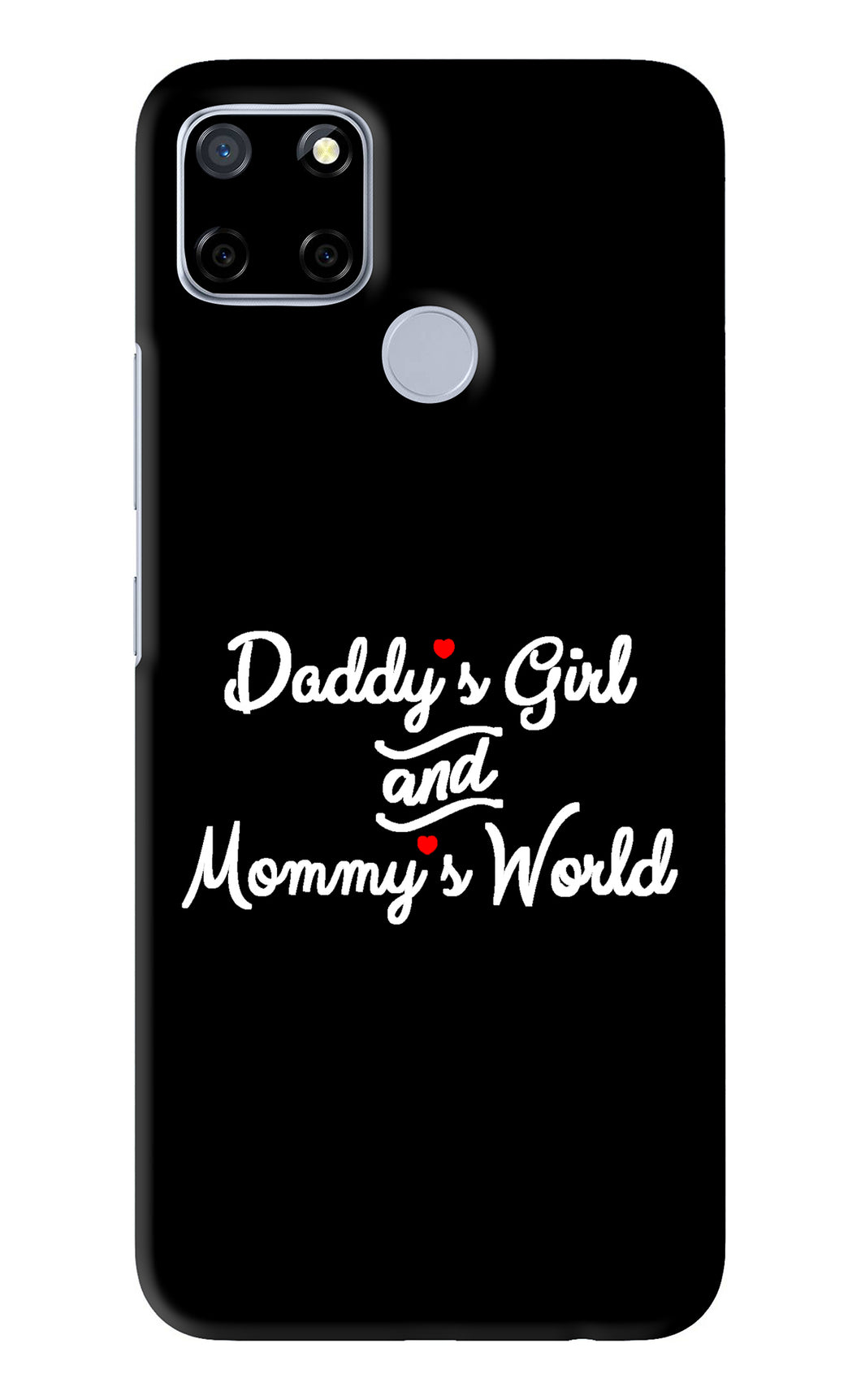 Daddy's Girl and Mommy's World Realme C12 Back Skin Wrap
