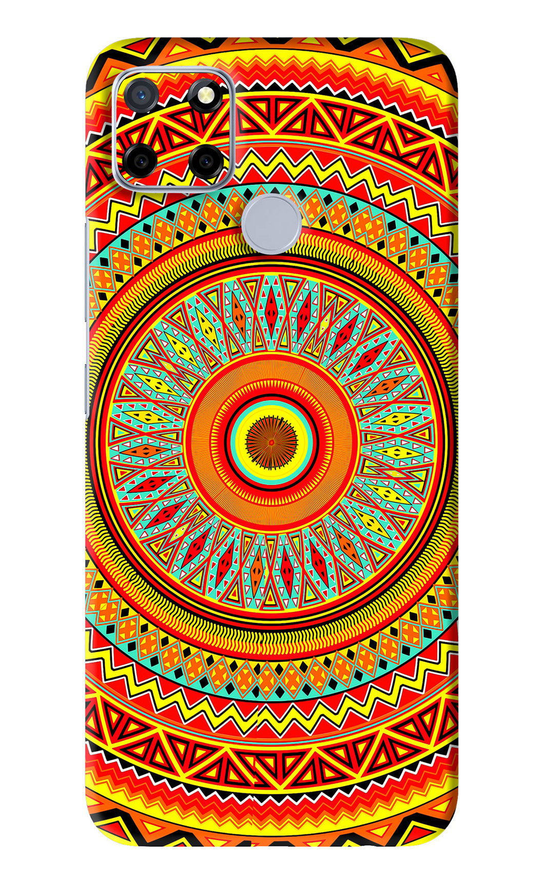 Mandala Pattern Realme C12 Back Skin Wrap
