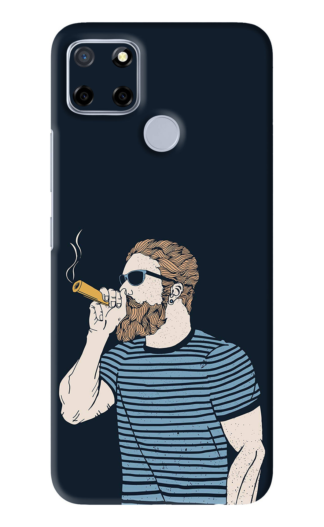 Smoking Realme C12 Back Skin Wrap