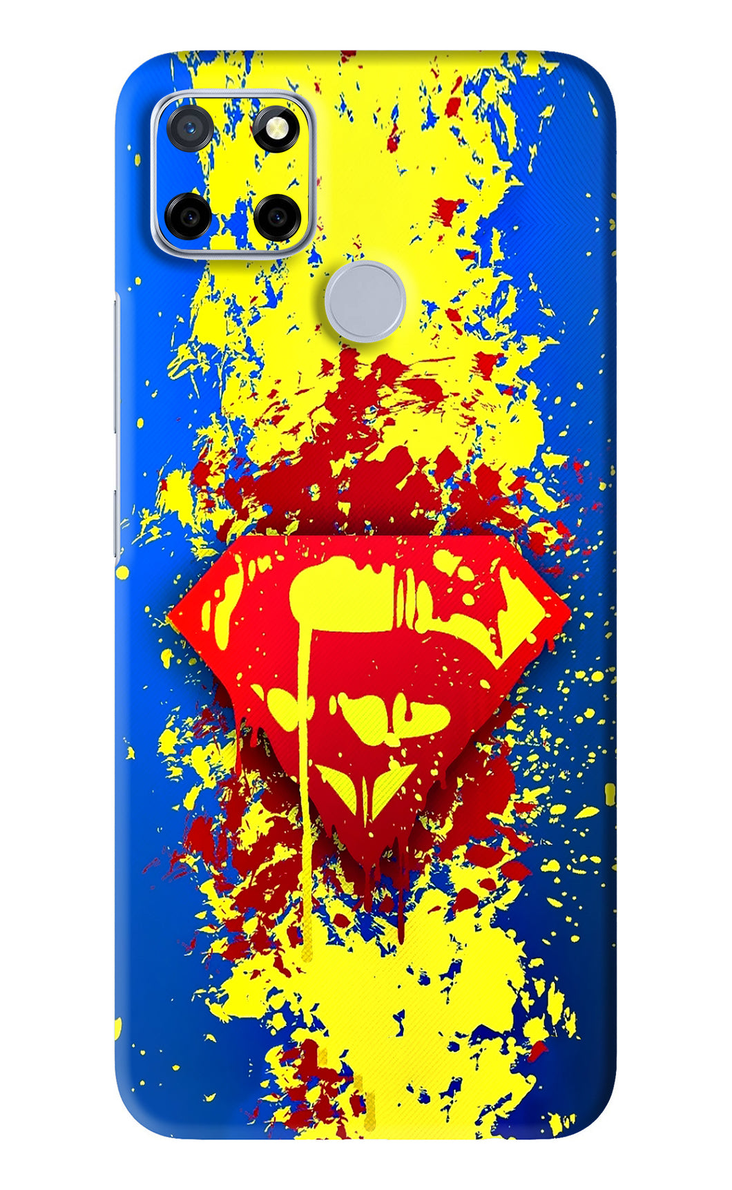 Superman logo Realme C12 Back Skin Wrap