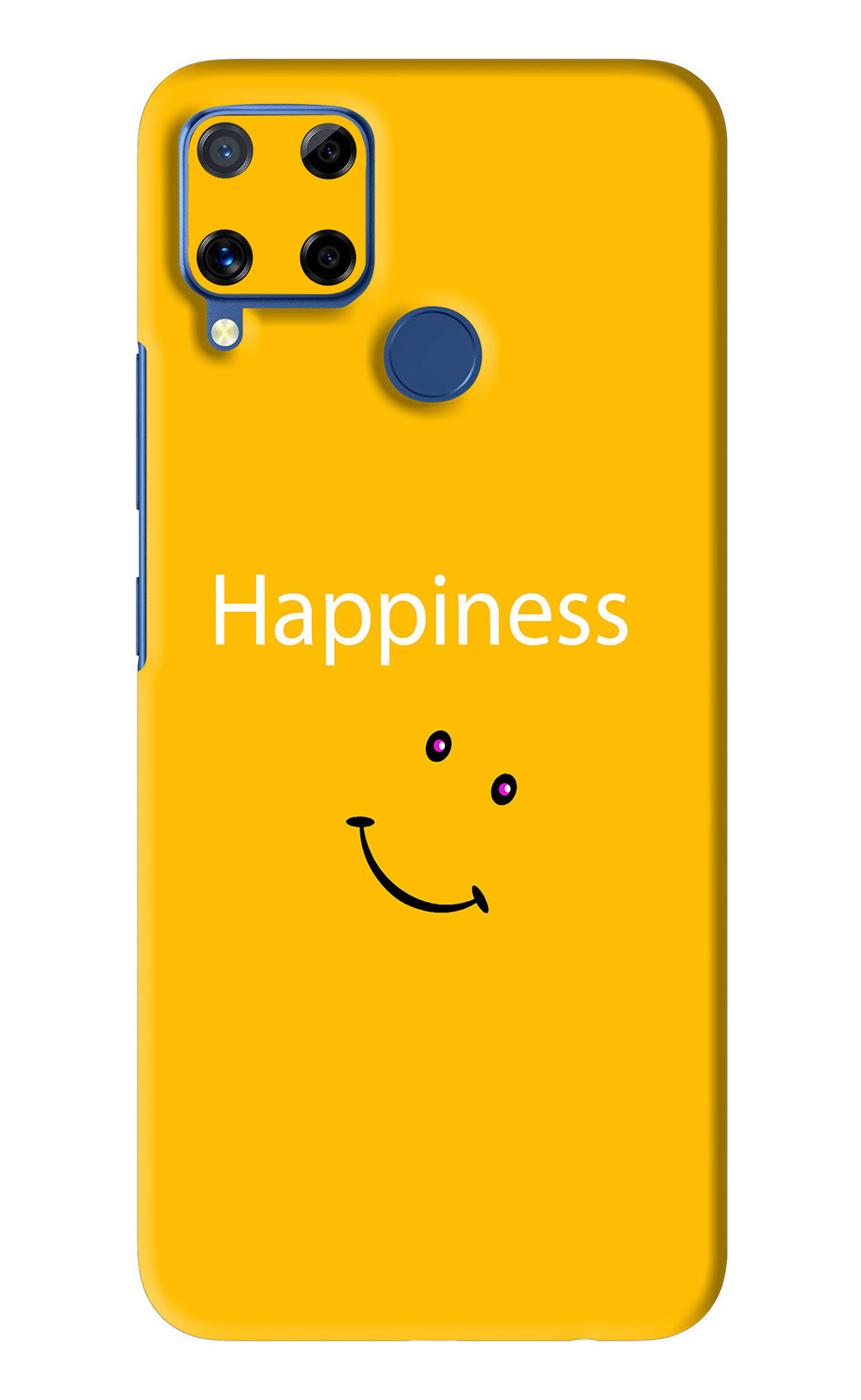 Happiness With Smiley Realme C15 Back Skin Wrap