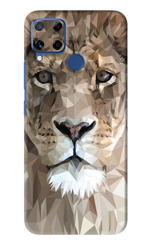 Lion Art Realme C15 Back Skin Wrap
