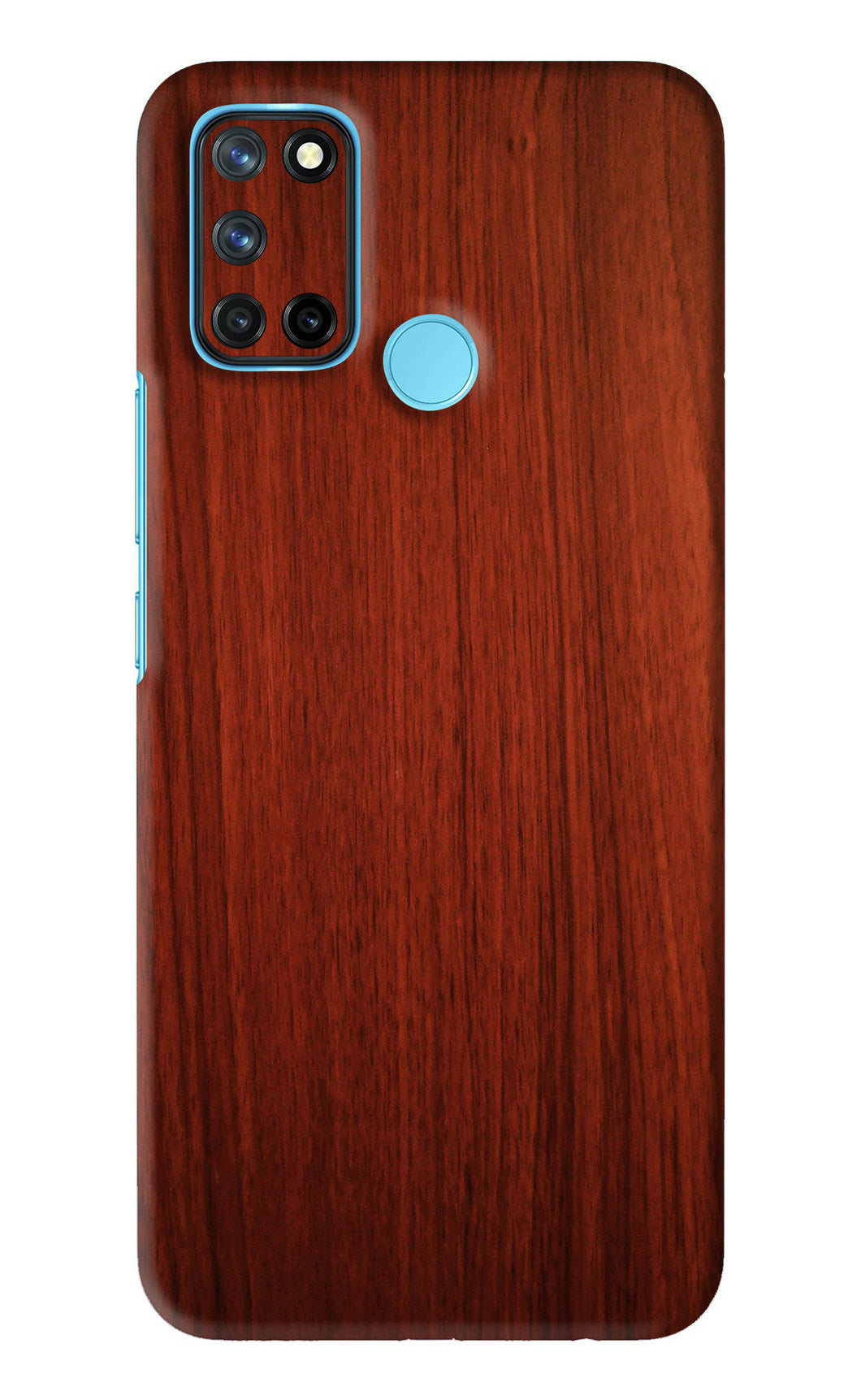 Wooden Plain Pattern Realme C17 Back Skin Wrap