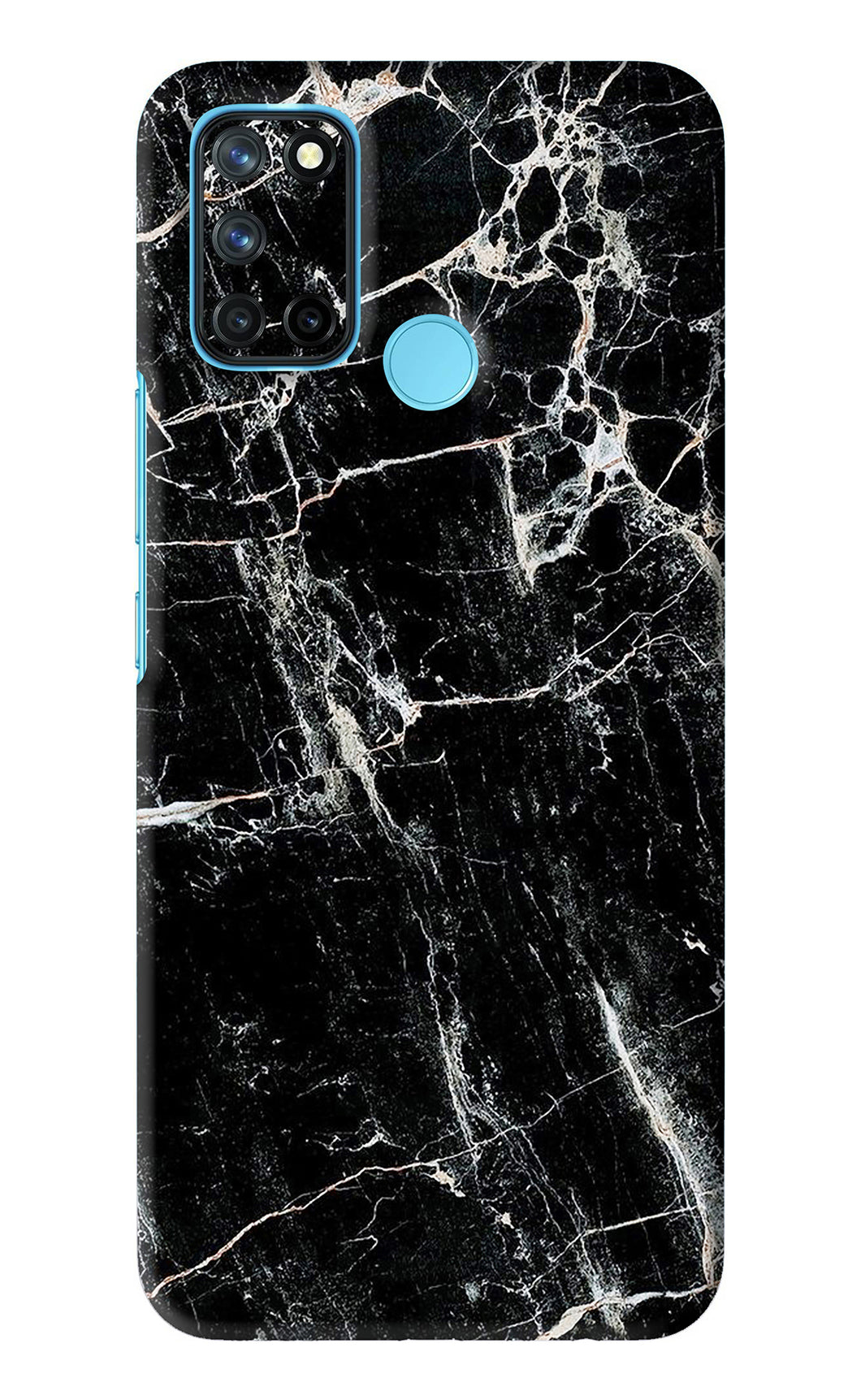 Black Marble Texture 1 Realme C17 Back Skin Wrap