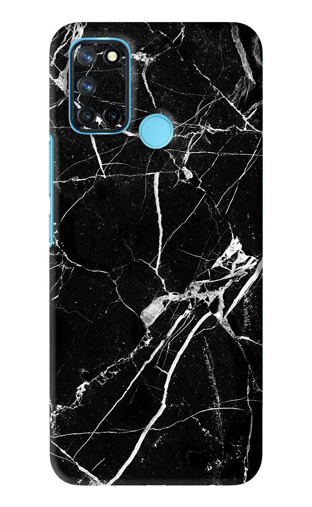 Black Marble Texture 2 Realme C17 Back Skin Wrap