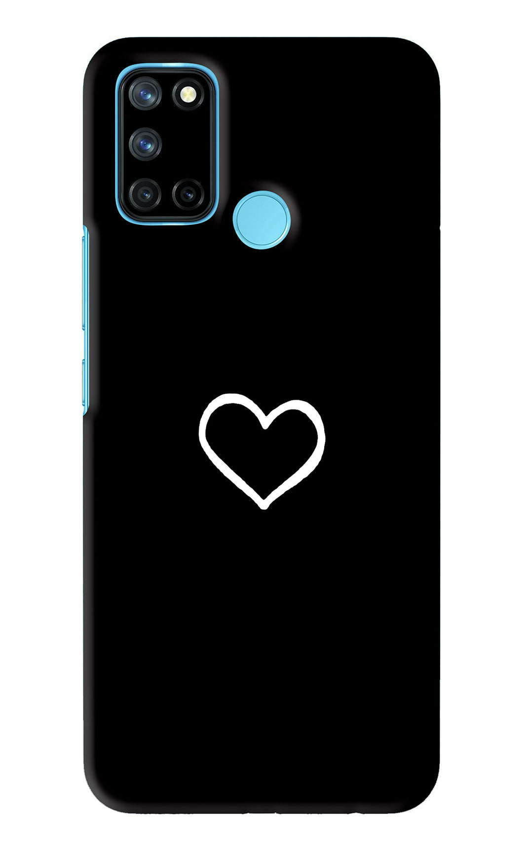 Heart Realme C17 Back Skin Wrap