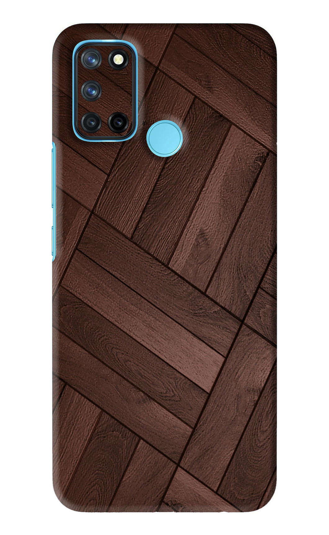 Wooden Texture Design Realme C17 Back Skin Wrap