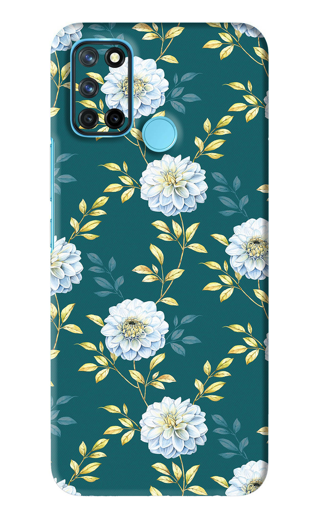 Flowers 5 Realme C17 Back Skin Wrap