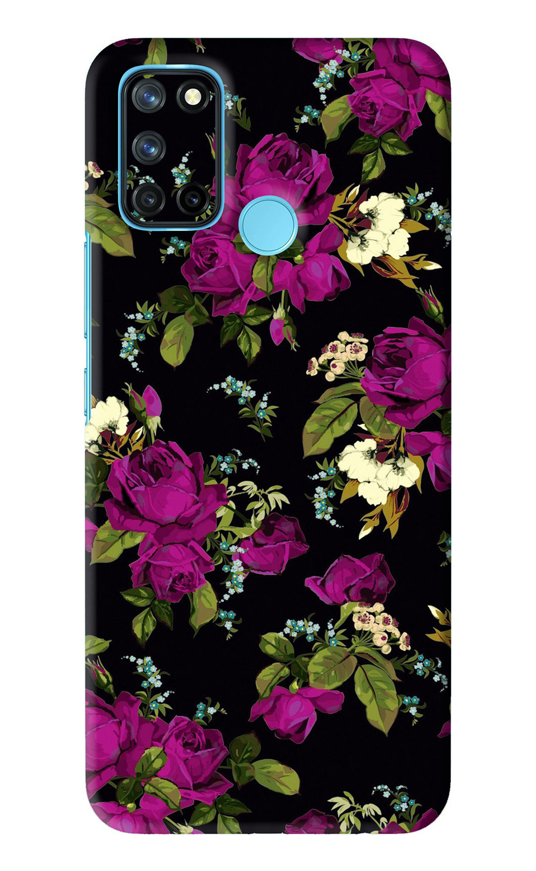 Flowers 3 Realme C17 Back Skin Wrap