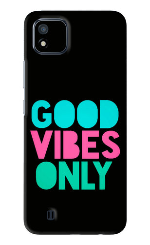 Quote Good Vibes Only Realme C20 Back Skin Wrap