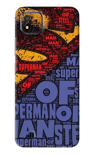 Superman Realme C20 Back Skin Wrap