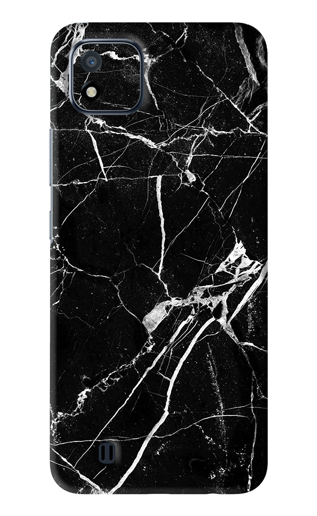 Black Marble Texture 2 Realme C20 Back Skin Wrap