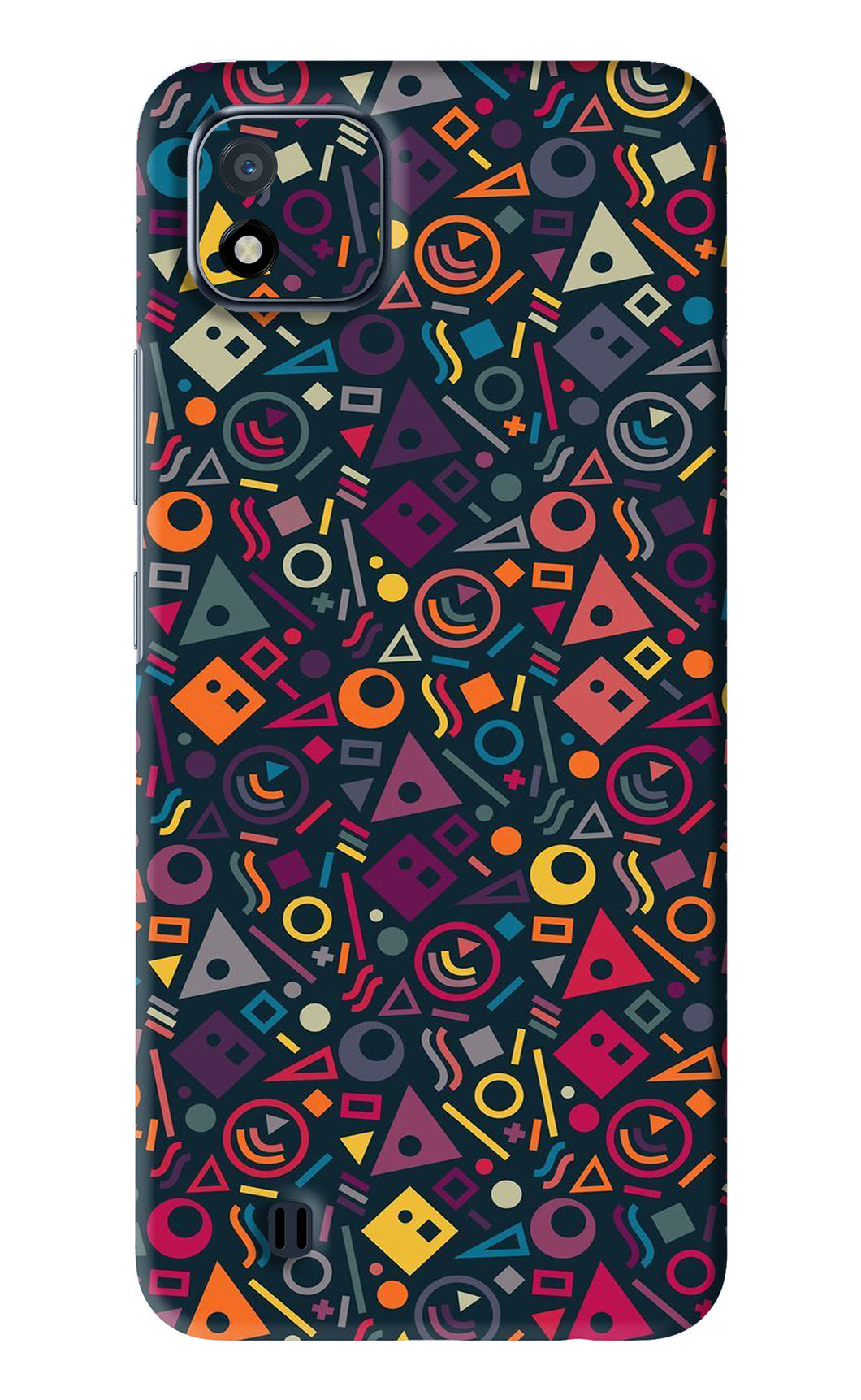 Geometric Abstract Realme C20 Back Skin Wrap