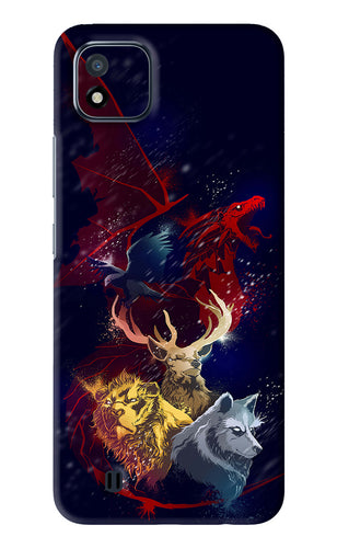 Game Of Thrones Realme C20 Back Skin Wrap