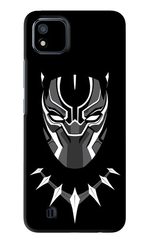 Black Panther Realme C20 Back Skin Wrap