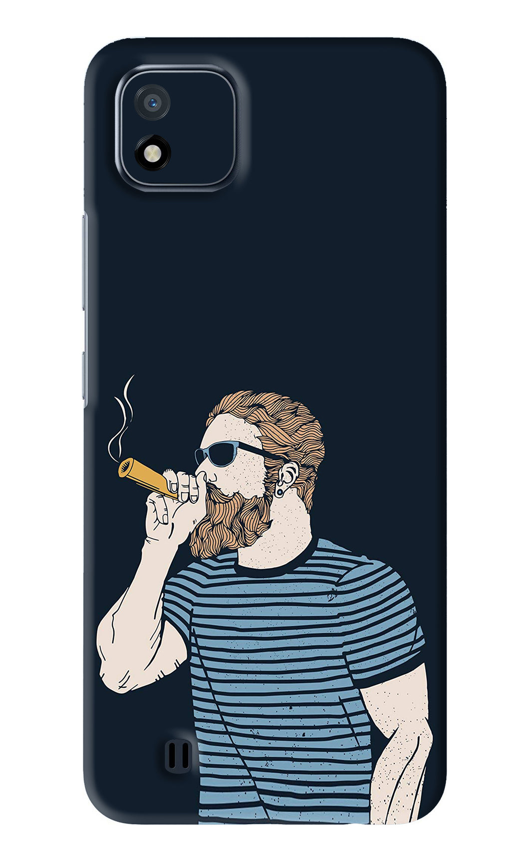 Smoking Realme C20 Back Skin Wrap