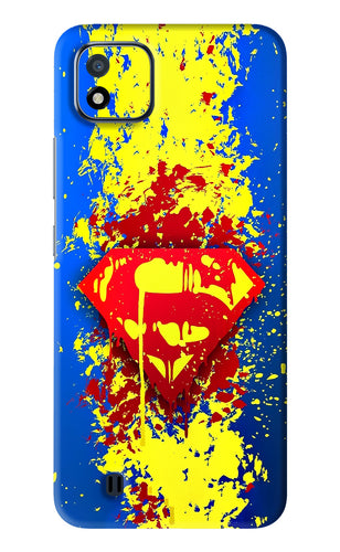 Superman logo Realme C20 Back Skin Wrap