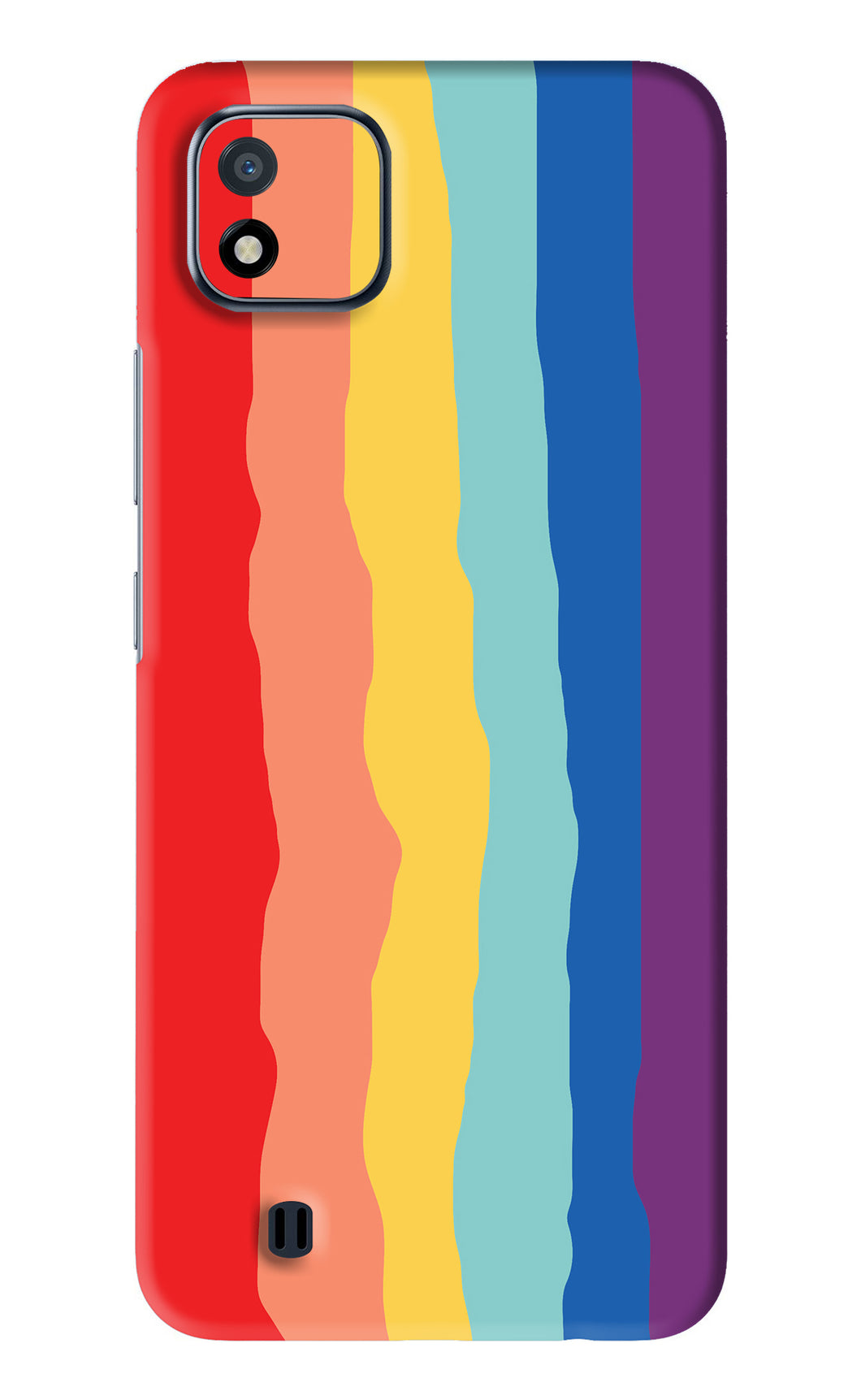 Rainbow Realme C20 Back Skin Wrap