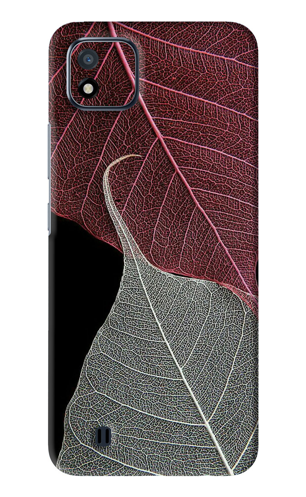 Leaf Pattern Realme C20 Back Skin Wrap