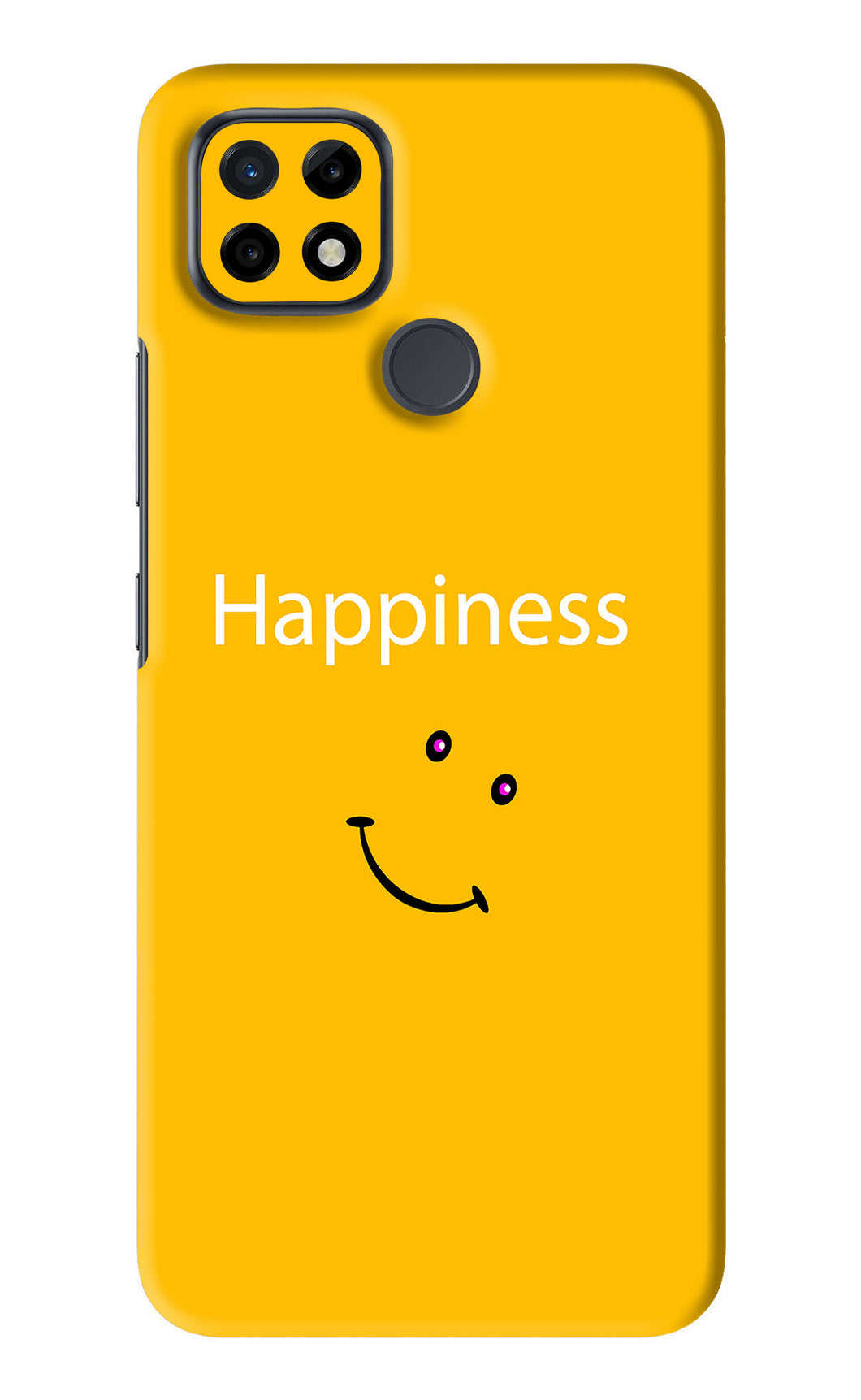 Happiness With Smiley Realme C21 Back Skin Wrap