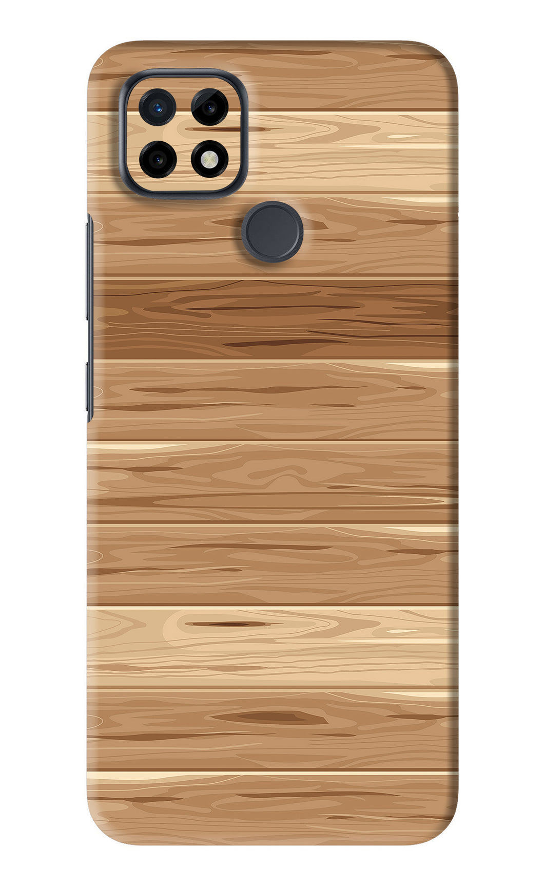 Wooden Vector Realme C21 Back Skin Wrap