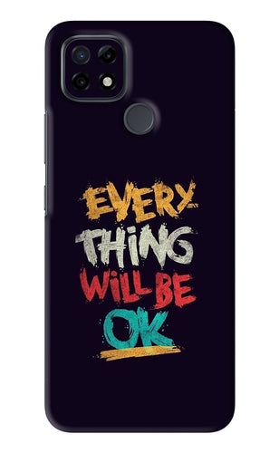 Everything Will Be Ok Realme C21 Back Skin Wrap