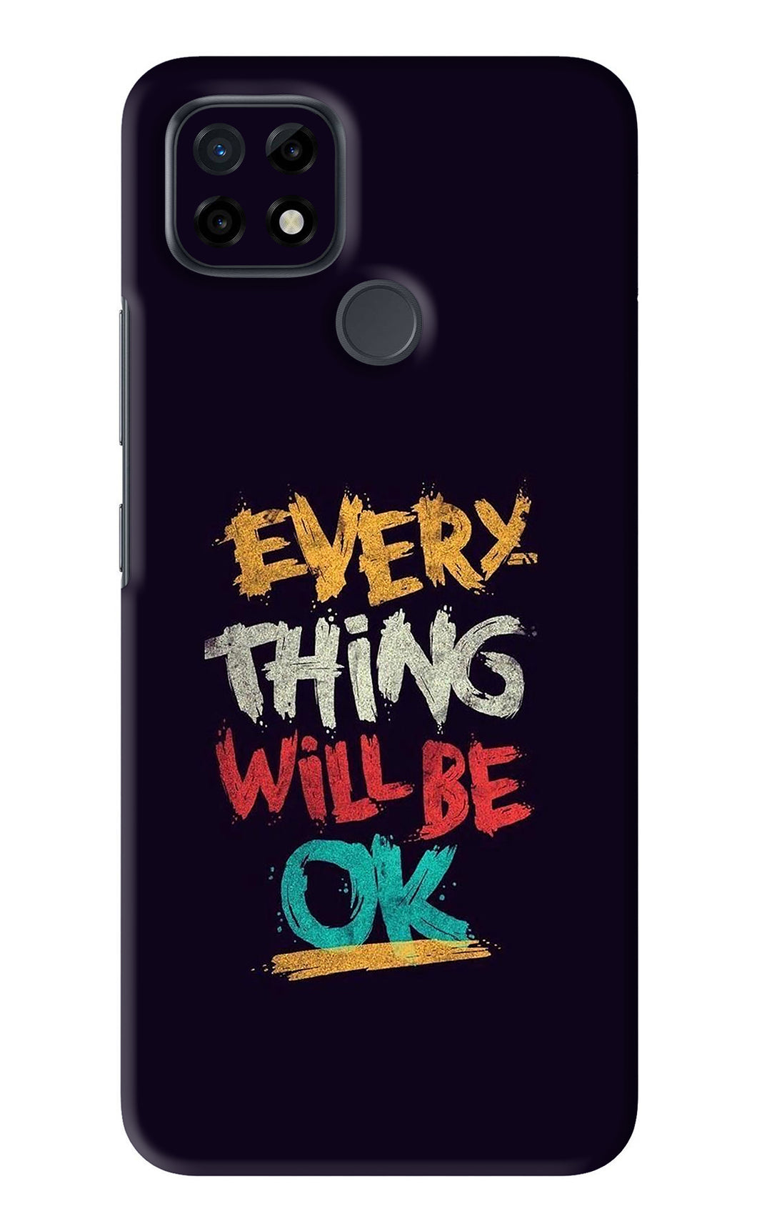 Everything Will Be Ok Realme C21 Back Skin Wrap