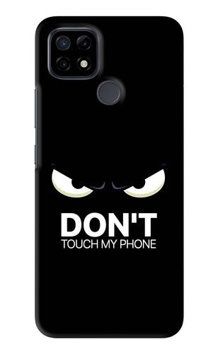 Don'T Touch My Phone Realme C21 Back Skin Wrap