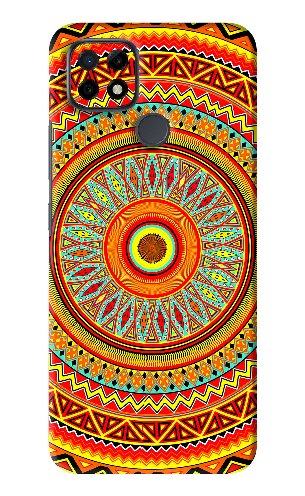 Mandala Pattern Realme C21 Back Skin Wrap