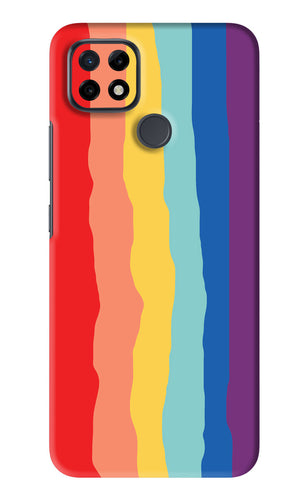 Rainbow Realme C21 Back Skin Wrap