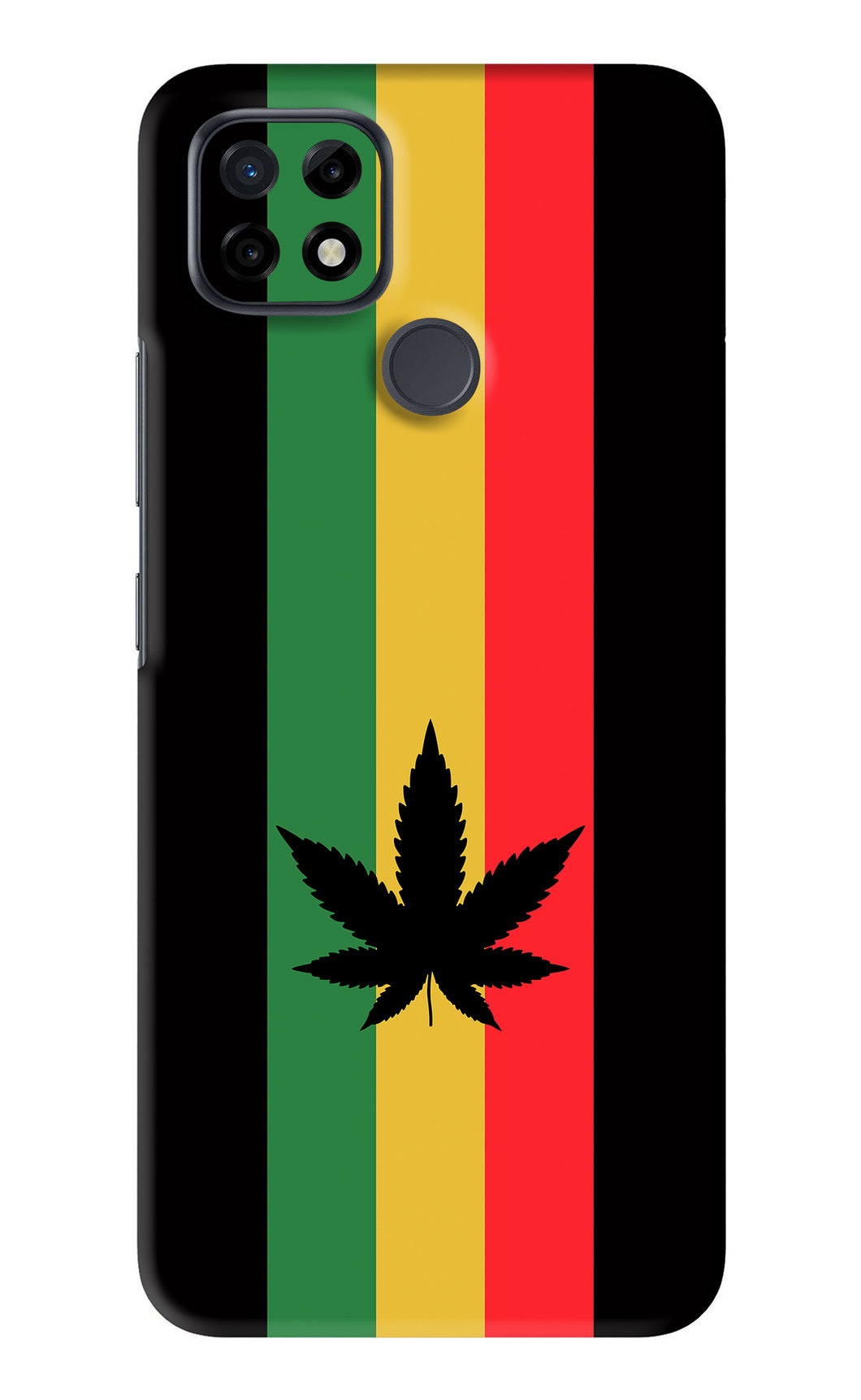 Weed Flag Realme C21 Back Skin Wrap