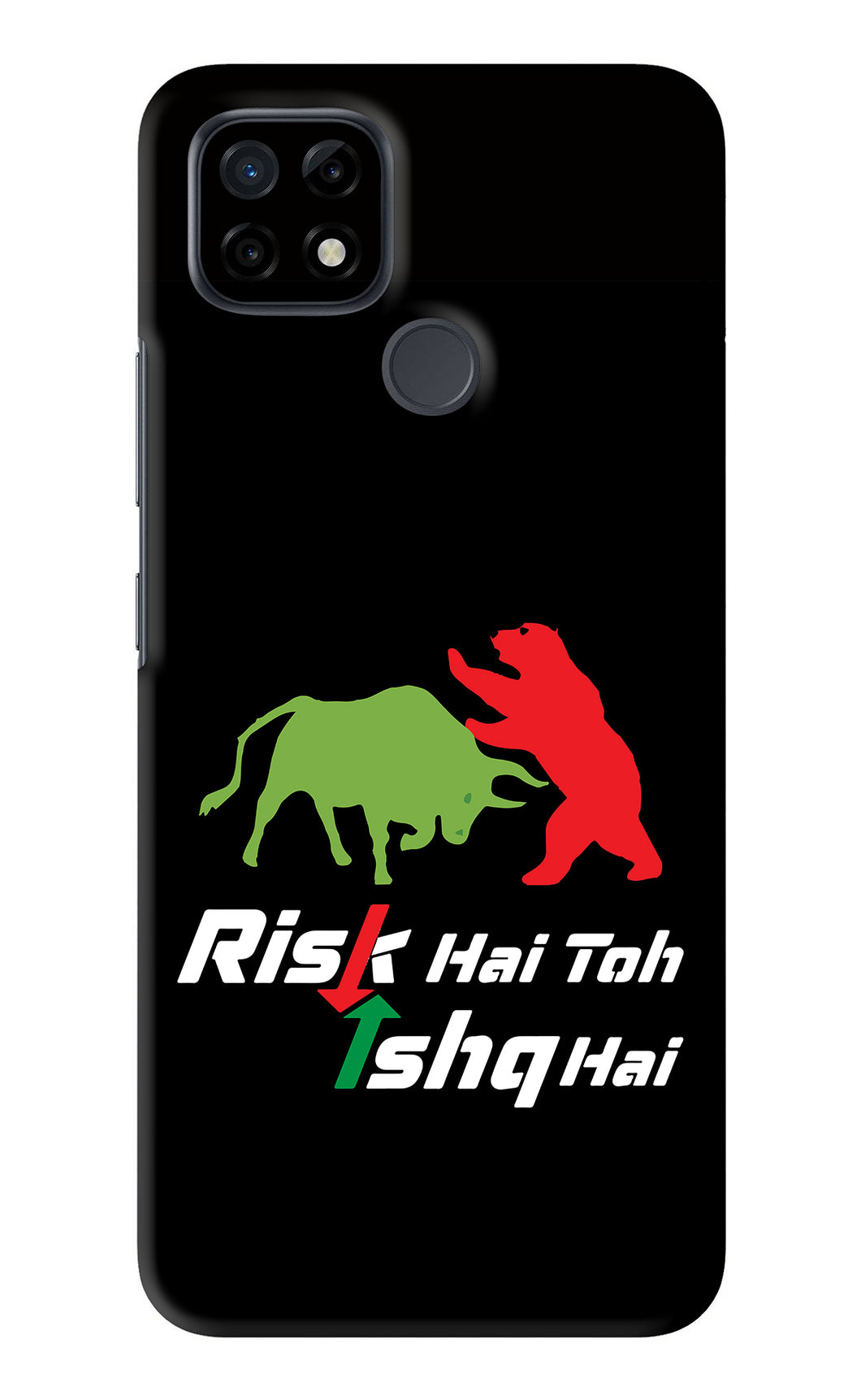 Risk Hai Toh Ishq Hai Realme C21 Back Skin Wrap