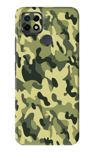 Camouflage Realme C21 Back Skin Wrap