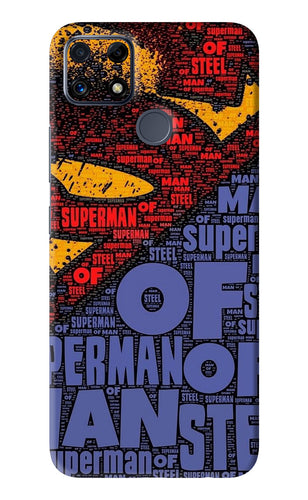 Superman Realme C25 Back Skin Wrap