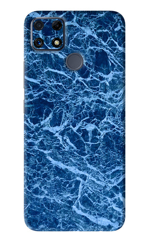 Blue Marble Realme C25 Back Skin Wrap