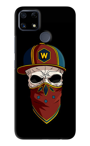 Skull Realme C25 Back Skin Wrap