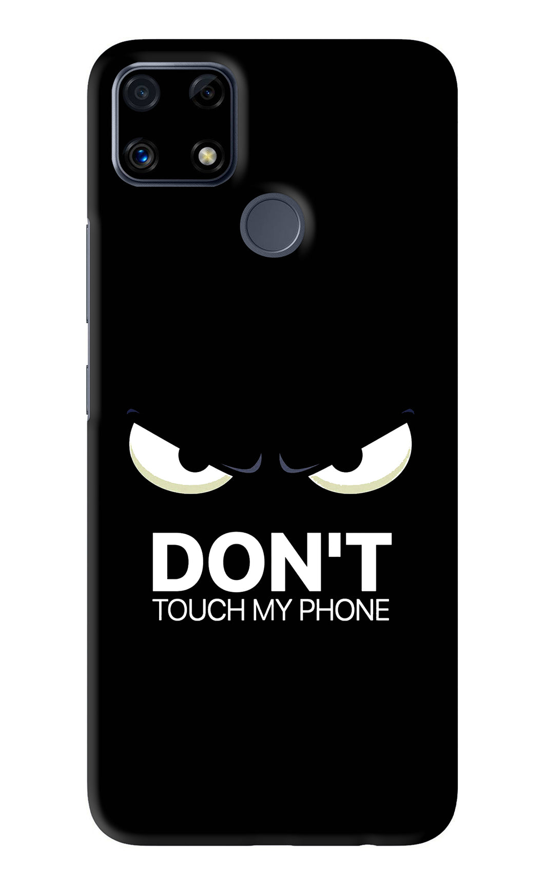 Don'T Touch My Phone Realme C25 Back Skin Wrap