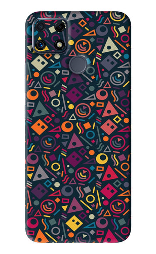 Geometric Abstract Realme C25 Back Skin Wrap
