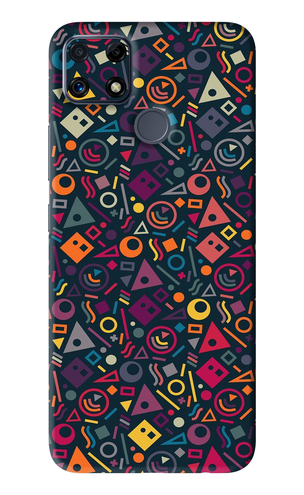 Geometric Abstract Realme C25 Back Skin Wrap